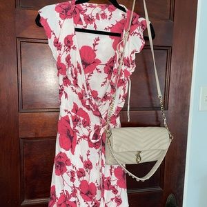 Pink Free People Wrap Dress